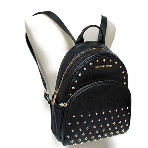 michael kors abbey medium backpack black|Michael Kors Abbey Medium Signature Backpack .